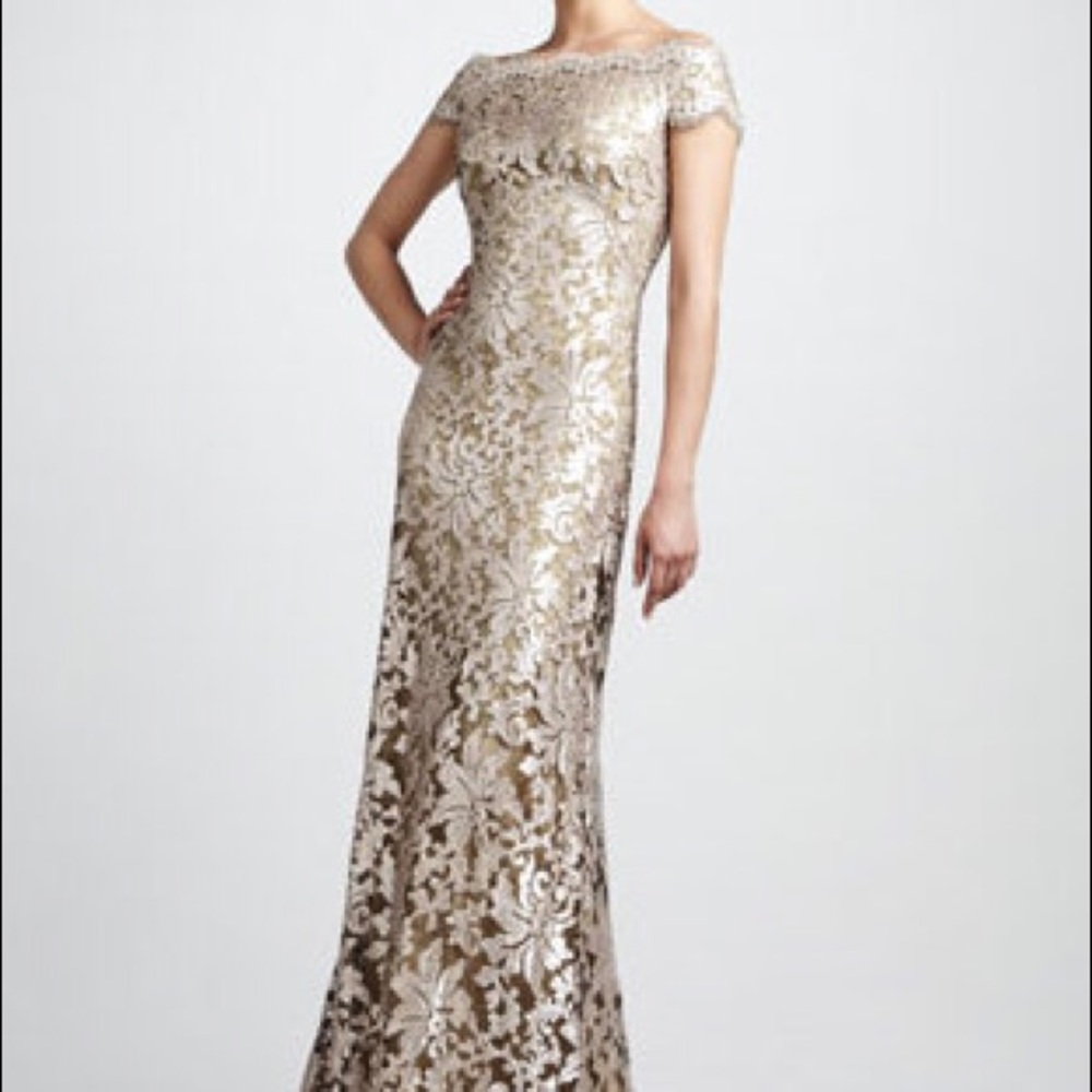 Tadashi Shoji off shoulder lace dress NWT